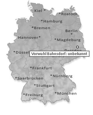 Telefonvorwahl von Bahnsdorf