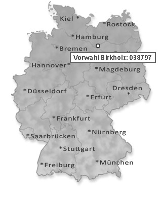 Telefonvorwahl von Birkholz