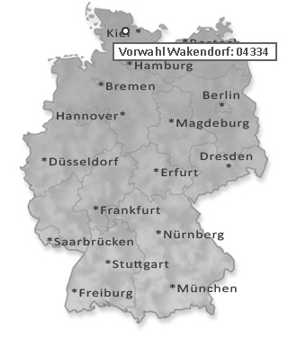 Telefonvorwahl von Wakendorf