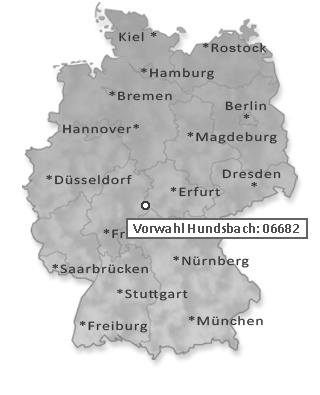 Telefonvorwahl von Hundsbach