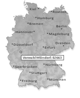 Telefonvorwahl von Wörsdorf