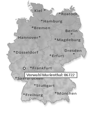 Telefonvorwahl von Marienthal