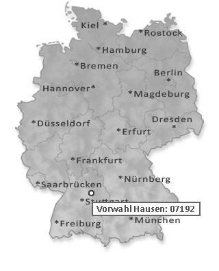 Telefonvorwahl von Hausen