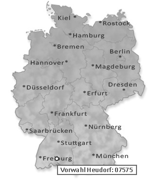 Telefonvorwahl von Heudorf