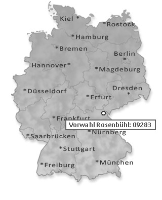 Telefonvorwahl von Rosenbühl