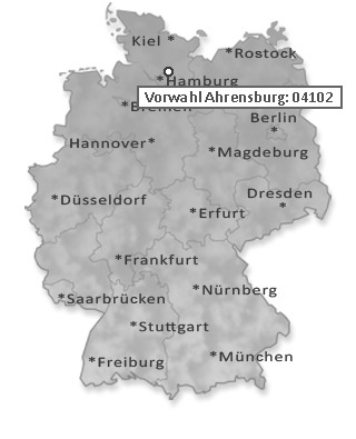 Telefonvorwahl von Ahrensburg