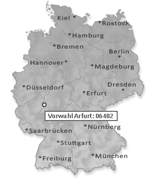 Telefonvorwahl von Arfurt