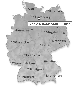 Telefonvorwahl von Bahlendorf