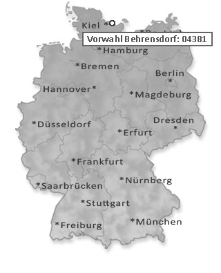 Telefonvorwahl von Behrensdorf