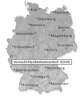 Telefonvorwahl von Blankenheimerdorf