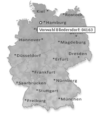 Telefonvorwahl von Bliedersdorf