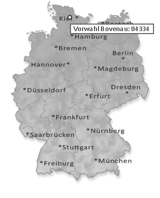 Telefonvorwahl von Bovenau