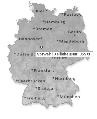 Telefonvorwahl von Delliehausen