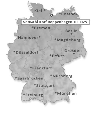 Telefonvorwahl von Dorf Reppenhagen