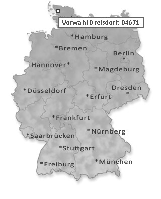 Telefonvorwahl von Drelsdorf