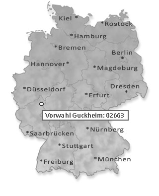 Telefonvorwahl von Guckheim