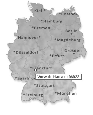 Telefonvorwahl von Hausen