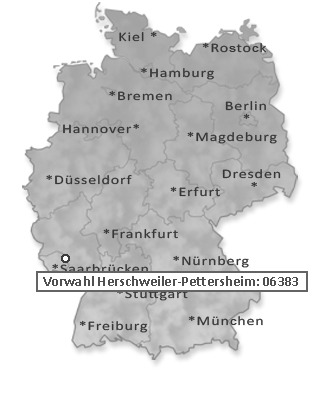 Telefonvorwahl von Herschweiler-Pettersheim