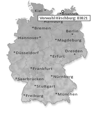 Telefonvorwahl von Hirschburg