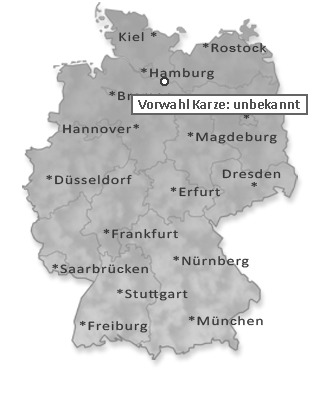 Telefonvorwahl von Karze