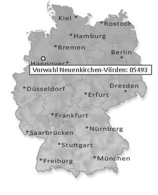 Telefonvorwahl von Neuenkirchen-Vörden