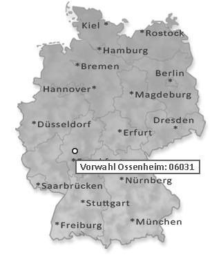 Telefonvorwahl von Ossenheim