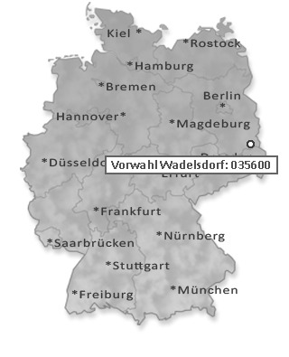 Telefonvorwahl von Wadelsdorf