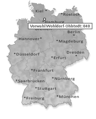 Telefonvorwahl von Wohldorf-Ohlstedt