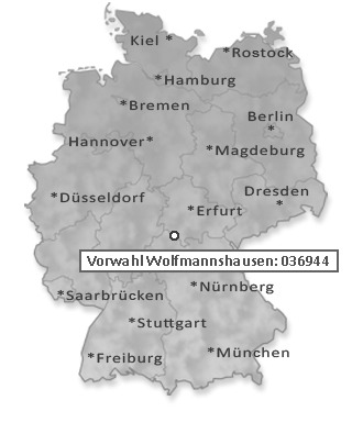 Telefonvorwahl von Wolfmannshausen